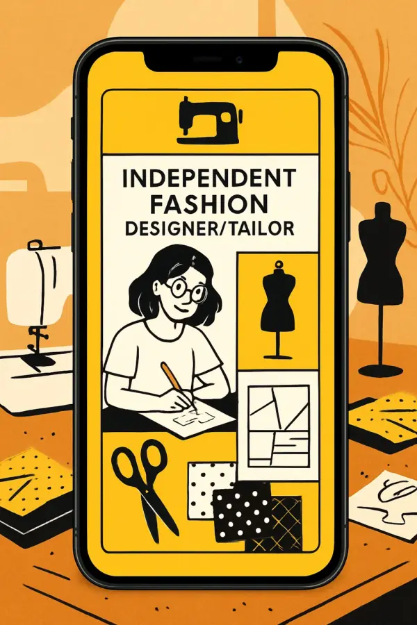 一頁式裁縫師個人介紹