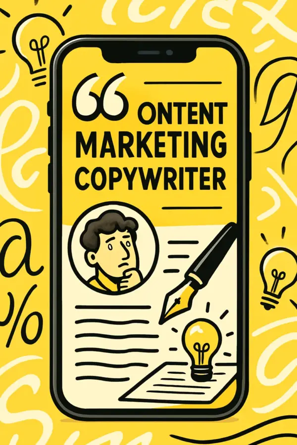 一頁式 內容行銷文案師個人介紹頁