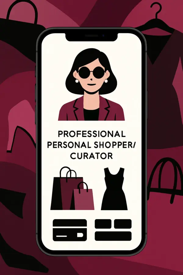 一頁式專業私人採購員個人介紹頁